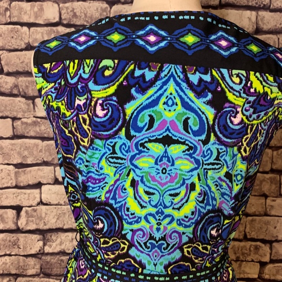 Premise Dress Faux Wrap Dress Size M - Picture 8 of 11